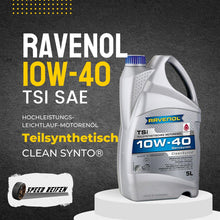 Load image into Gallery viewer, Ravenol TSI SAE 10W-40 high-performance low-friction engine oil 5L liters