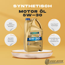 Charger l&#39;image dans la galerie, Ravenol SMP SAE 5W-30 Leichtlauf Motoröl Motorenöl 5L Liter Longlife