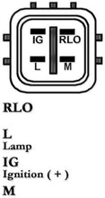 Laden Sie das Bild in den Galerie-Viewer, Lichtmaschine Generator passend für 130A TOYOTA LEXUS CA2029IR  104210-4591