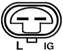 Laden Sie das Bild in den Galerie-Viewer, Lichtmaschine Generator passend für 65A CHEVROLET DAEWOO JA1600IR  96314258