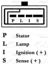 Laden Sie das Bild in den Galerie-Viewer, Lichtmaschine Generator passend für 105A CHEVROLET UA939IR  1101500